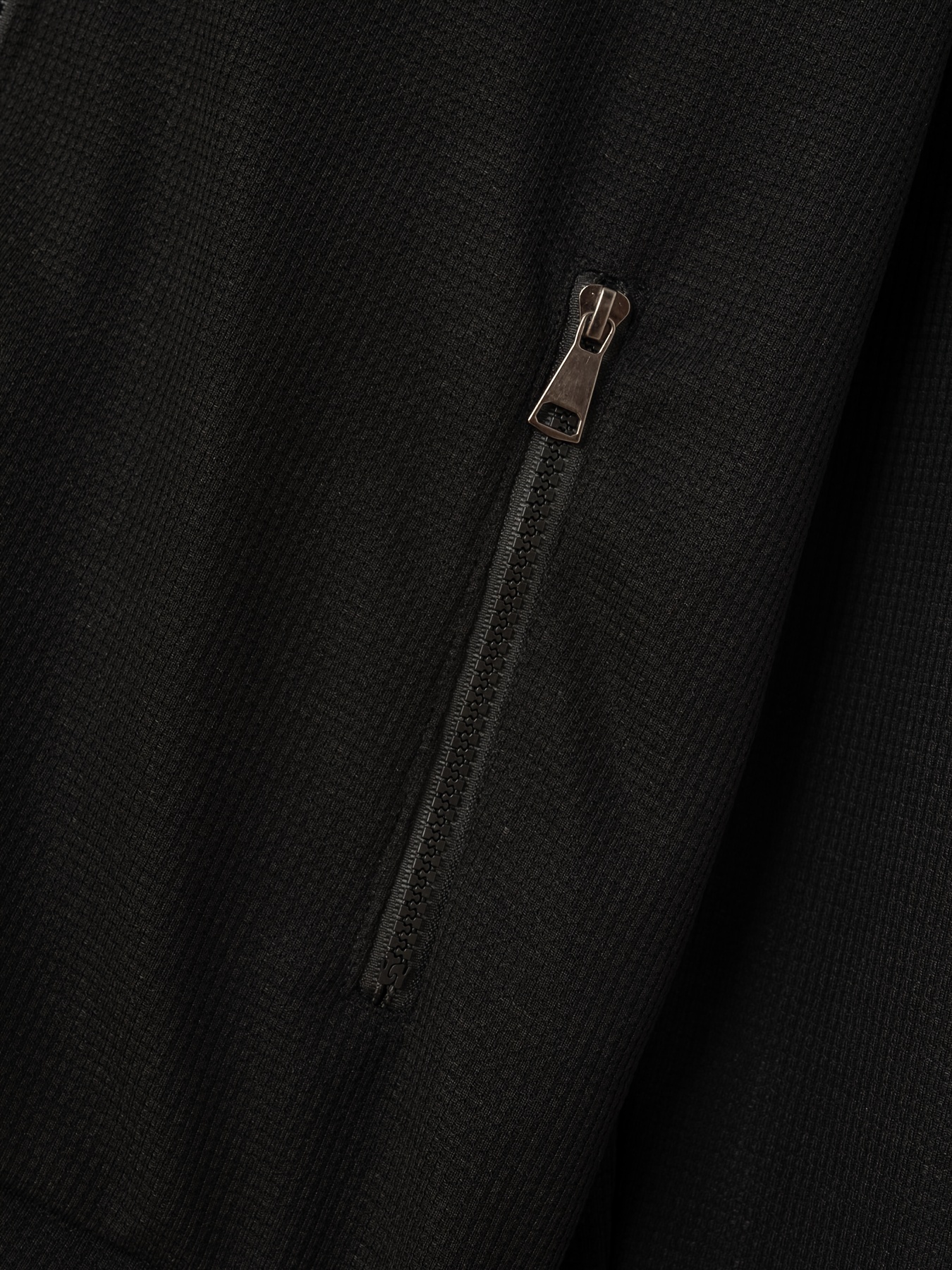 waffle pattern retro vintage jacket mens casual zip up jacket coat college hipster windbreaker for spring fall details 6